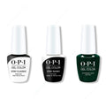 OPI GelColor Combo - Stay Classic Base, Shiny Top & Peppermint Bark and Bite - Professional Care