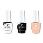 OPI GelColor Combo - Stay Classic Base, Shiny Top & Samoan Sand - Professional Care