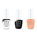 OPI GelColor Combo - Stay Classic Base, Shiny Top & Sanding In Stilettos - Professional Care