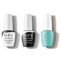 OPI GelColor Combo - Stay Classic Base, Shiny Top & Sky True to Yourself - Professional Care