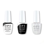 OPI GelColor Combo - Stay Classic Base, Shiny Top & Snatch'd Silver - Professional Care