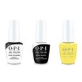 OPI GelColor Combo - Stay Classic Base, Shiny Top & Stay Out All Bright - Professional Care