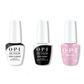 OPI GelColor Combo - Stay Classic Base, Shiny Top & Supercute Color - Professional Care