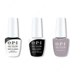 OPI GelColor Combo - Stay Classic Base, Shiny Top & Taupe-less Beach - Professional Care