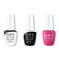 OPI GelColor Combo - Stay Classic Base, Shiny Top & Without a Pout - Professional Care