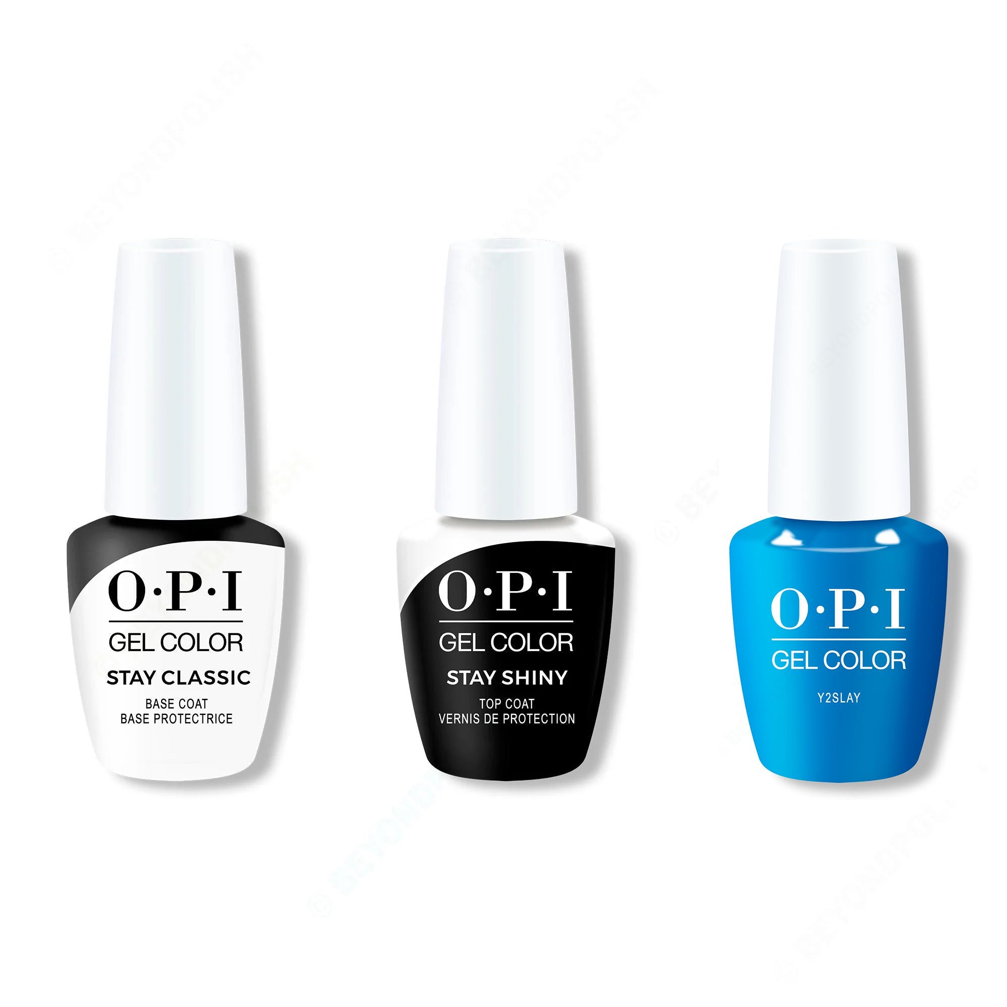 OPI GelColor Combo - Stay Classic Base, Shiny Top & Y2Slay