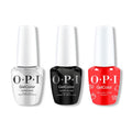OPI GelColor Combo - Super Base, Super Gloss Top & Hello Kitty, Hello Pretty - Professional Care