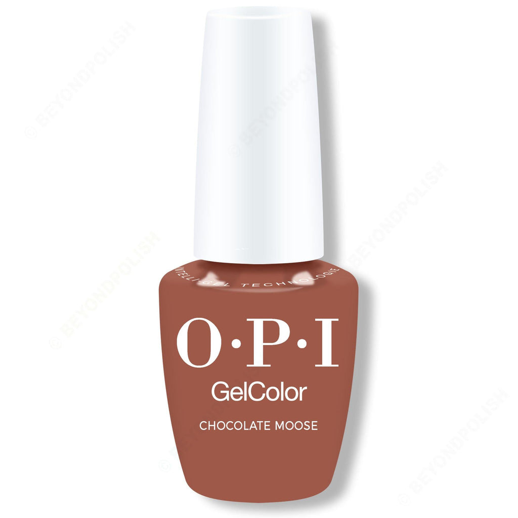 OPI GelColor Intelli-Gel - Chocolate Moose 0.5 oz - Professional Care
