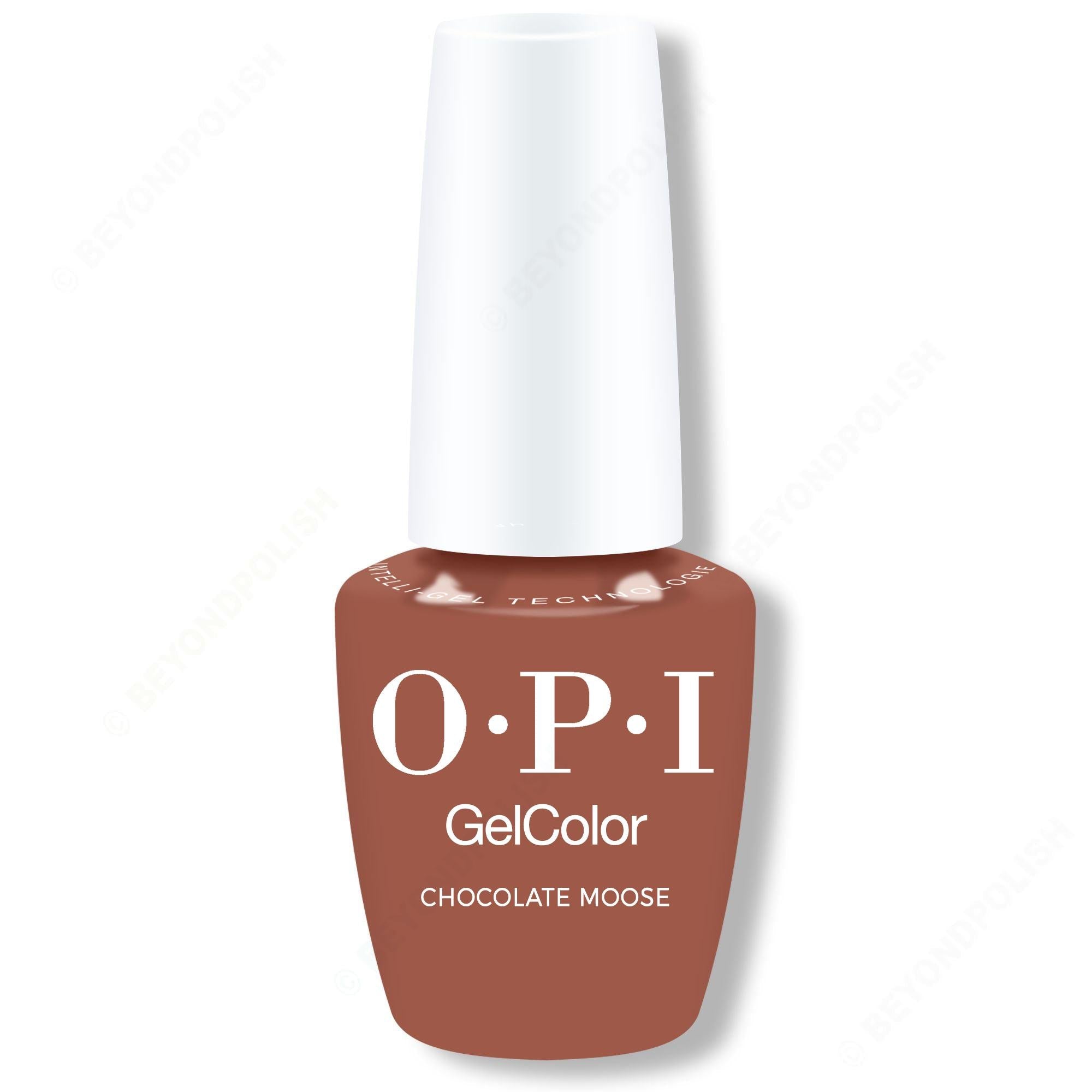 OPI GelColor Intelli-Gel - Chocolate Moose 0.5 oz - Professional Care