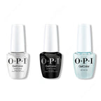 OPI GelColor Intelli-Gel Combo - Super Base Coat, Super Gloss Top Coat & Air We Go - Professional Care
