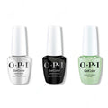 OPI GelColor Intelli-Gel Combo - Super Base Coat, Super Gloss Top Coat & AppointMINT Confirmed - Professional Care