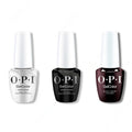 OPI GelColor Intelli-Gel Combo - Super Base Coat, Super Gloss Top Coat & Black Cherry Chutney