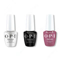 OPI GelColor Intelli-Gel Combo - Super Base Coat, Super Gloss Top Coat & Butter Me Up Toffee - Professional Care