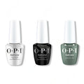 OPI GelColor Intelli-Gel Combo - Super Base Coat, Super Gloss Top Coat & Cargo All Out - Professional Care