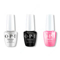 OPI GelColor Intelli-Gel Combo - Super Base Coat, Super Gloss Top Coat & Dopa-mani - Professional Care