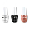 OPI GelColor Intelli-Gel Combo - Super Base Coat, Super Gloss Top Coat & Espresso Your Inner Self
