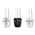 OPI GelColor Intelli-Gel Combo - Super Base Coat, Super Gloss Top Coat & Funny Bunny - Professional Care
