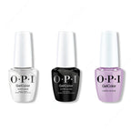 OPI GelColor Intelli-Gel Combo - Super Base Coat, Super Gloss Top Coat & Grape Escape - Professional Care