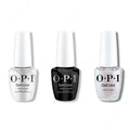 OPI GelColor Intelli-Gel Combo - Super Base Coat, Super Gloss Top Coat & Halo There! - Professional Care