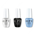 OPI GelColor Intelli-Gel Combo - Super Base Coat, Super Gloss Top Coat & Happy Play-ce - Professional Care