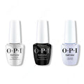 OPI GelColor Intelli-Gel Combo - Super Base Coat, Super Gloss Top Coat & I Am What I Amethyst - Professional Care