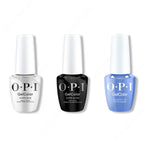 OPI GelColor Intelli-Gel Combo - Super Base Coat, Super Gloss Top Coat & Intelli-Gel Charge It To Their Room - Professional Care