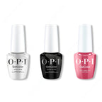 OPI GelColor Intelli-Gel Combo - Super Base Coat, Super Gloss Top Coat & Just Lanai-Ing Around - Professional Care