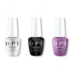 OPI GelColor Intelli-Gel Combo - Super Base Coat, Super Gloss Top Coat & Leonardo's Model Color - Professional Care