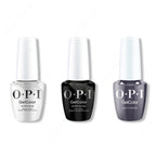 OPI GelColor Intelli-Gel Combo - Super Base Coat, Super Gloss Top Coat & Less is Norse - Professional Care