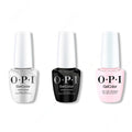 OPI GelColor Intelli-Gel Combo - Super Base Coat, Super Gloss Top Coat & Let's Be Friends! - Professional Care