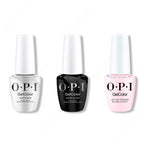 OPI GelColor Intelli-Gel Combo - Super Base Coat, Super Gloss Top Coat & Let's Be Friends! - Professional Care