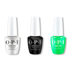 OPI GelColor Intelli-Gel Combo - Super Base Coat, Super Gloss Top Coat & Lime of My Life