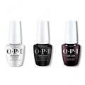OPI GelColor Intelli-Gel Combo - Super Base Coat, Super Gloss Top Coat & Lincoln Park After Dark