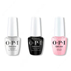 OPI GelColor Intelli-Gel Combo - Super Base Coat, Super Gloss Top Coat & Love Is In The Bare - Professional Care