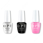 OPI GelColor Intelli-Gel Combo - Super Base Coat, Super Gloss Top Coat & Lucky Lucky Lavender 0.5 Oz