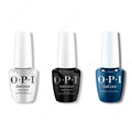 OPI GelColor Intelli-Gel Combo - Super Base Coat, Super Gloss Top Coat & Midnight Mantra