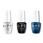 OPI GelColor Intelli-Gel Combo - Super Base Coat, Super Gloss Top Coat & Midnight Mantra
