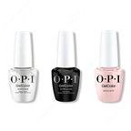 OPI GelColor Intelli-Gel Combo - Super Base Coat, Super Gloss Top Coat & Movie Buff 0.5 Oz