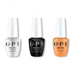OPI GelColor Intelli-Gel Combo - Super Base Coat, Super Gloss Top Coat & Penny Loafer Lane - Professional Care