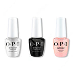 OPI GelColor Intelli-Gel Combo - Super Base Coat, Super Gloss Top Coat & Reoccurin' Gleam - Professional Care