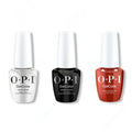 OPI GelColor Intelli-Gel Combo - Super Base Coat, Super Gloss Top Coat & Star-zipan on the Tree