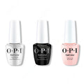 OPI GelColor Intelli-Gel Combo - Super Base Coat, Super Gloss Top Coat & Stop It I'm Blushing! - Professional Care
