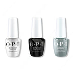 OPI GelColor Intelli-Gel Combo - Super Base Coat, Super Gloss Top Coat & Suzi Talks With Her Hands - Professional Care