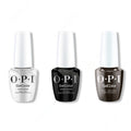 OPI GelColor Intelli-Gel Combo - Super Base Coat, Super Gloss Top Coat & Suzi The First Lady Of Nails - Professional Care