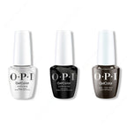 OPI GelColor Intelli-Gel Combo - Super Base Coat, Super Gloss Top Coat & Suzi The First Lady Of Nails - Professional Care