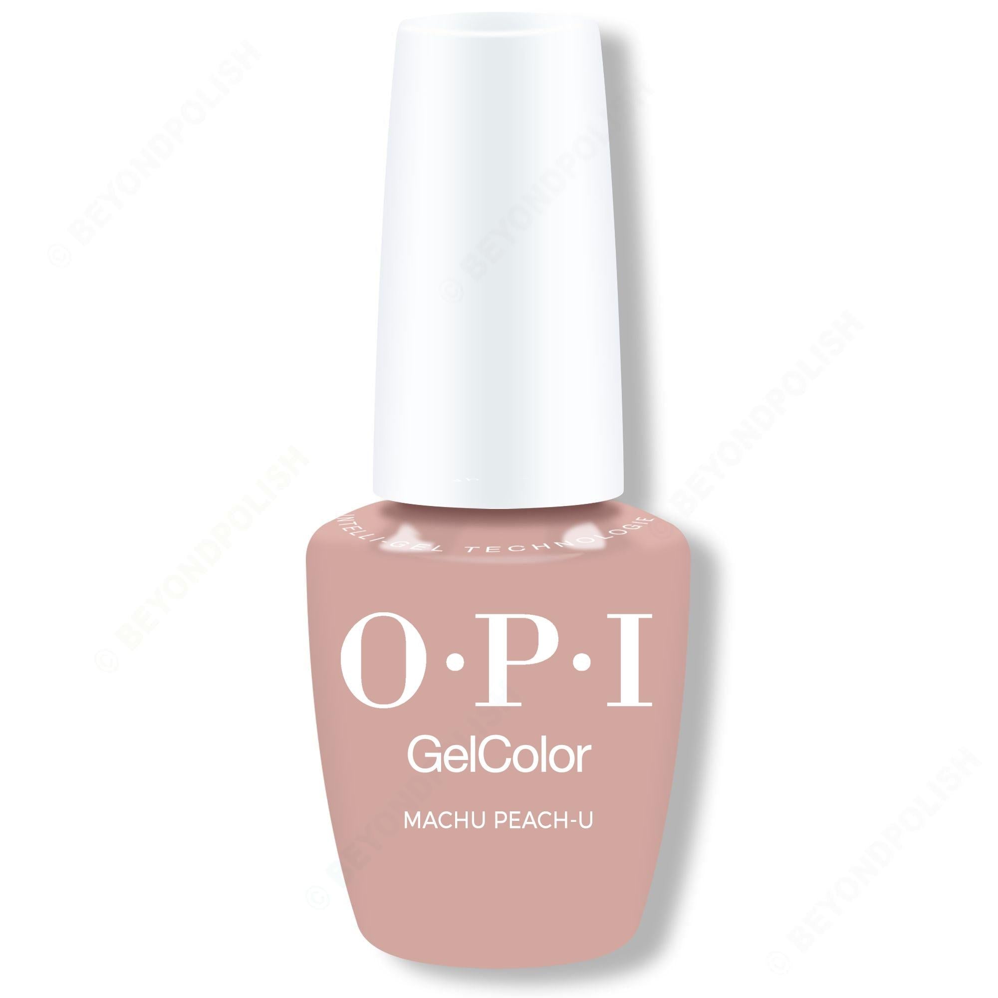 OPI GelColor Intelli-Gel - Machu Peach-u 0.5 oz - Professional Care