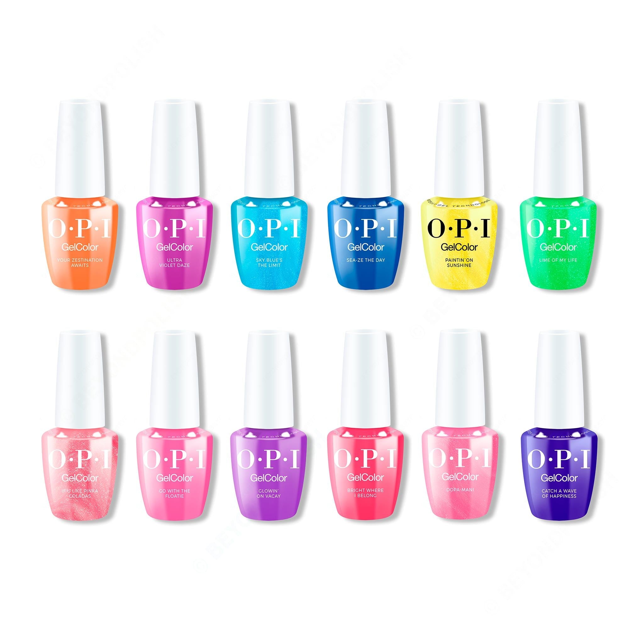 OPI GelColor Intelli-Gel Set - Trip to the Brite Side Summer 2026 Collection 0.5 oz - Professional Care