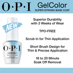 OPI GelColor Intelli-Gel - Super Strong Base Coat 0.5 oz - Professional Care