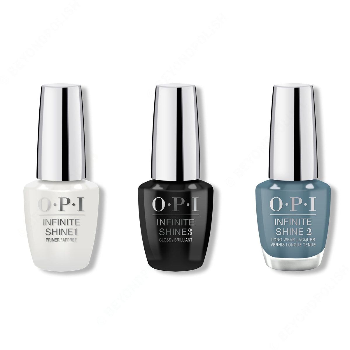 OPI - Infinite Shine Combo - Base, Top & Alpaca My Bags 0.5 oz - Professional Care