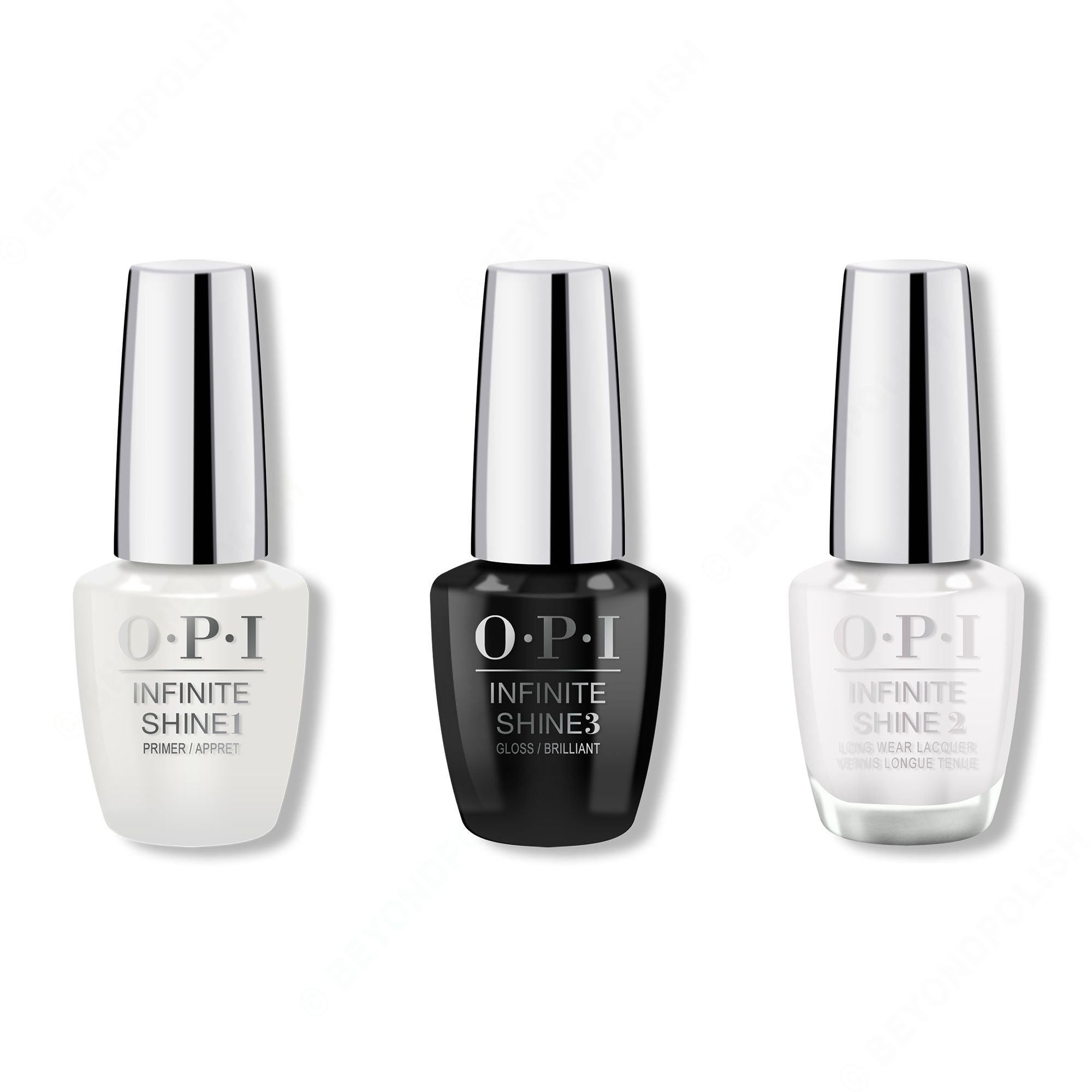 OPI - Infinite Shine Combo - Base, Top & Alpine Snow - Professional Care